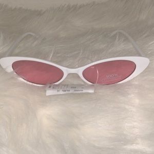 PrettyLittleThing Thin Cat Eye Sunglasses